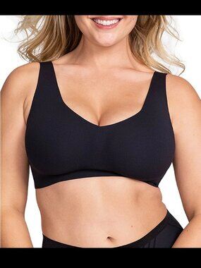 HONEYLOVE | 1X | V-Neck SoftForm Wireless Support Everyday Bra Bralette